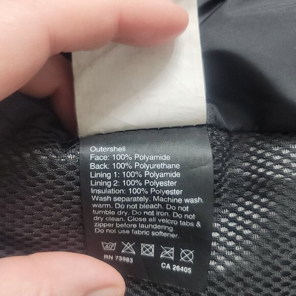 #348 Helly Hansen sz M Helli Tech Black Pants - Picture 4 of 10